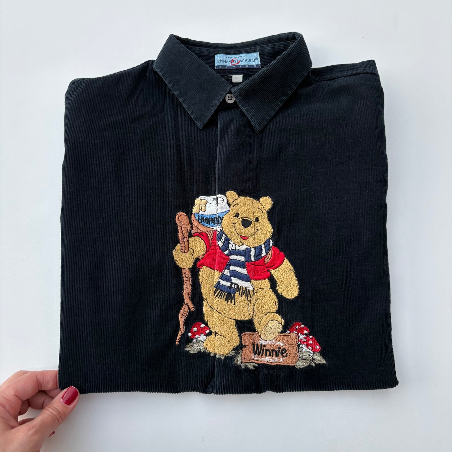 Winnie camicia velluto