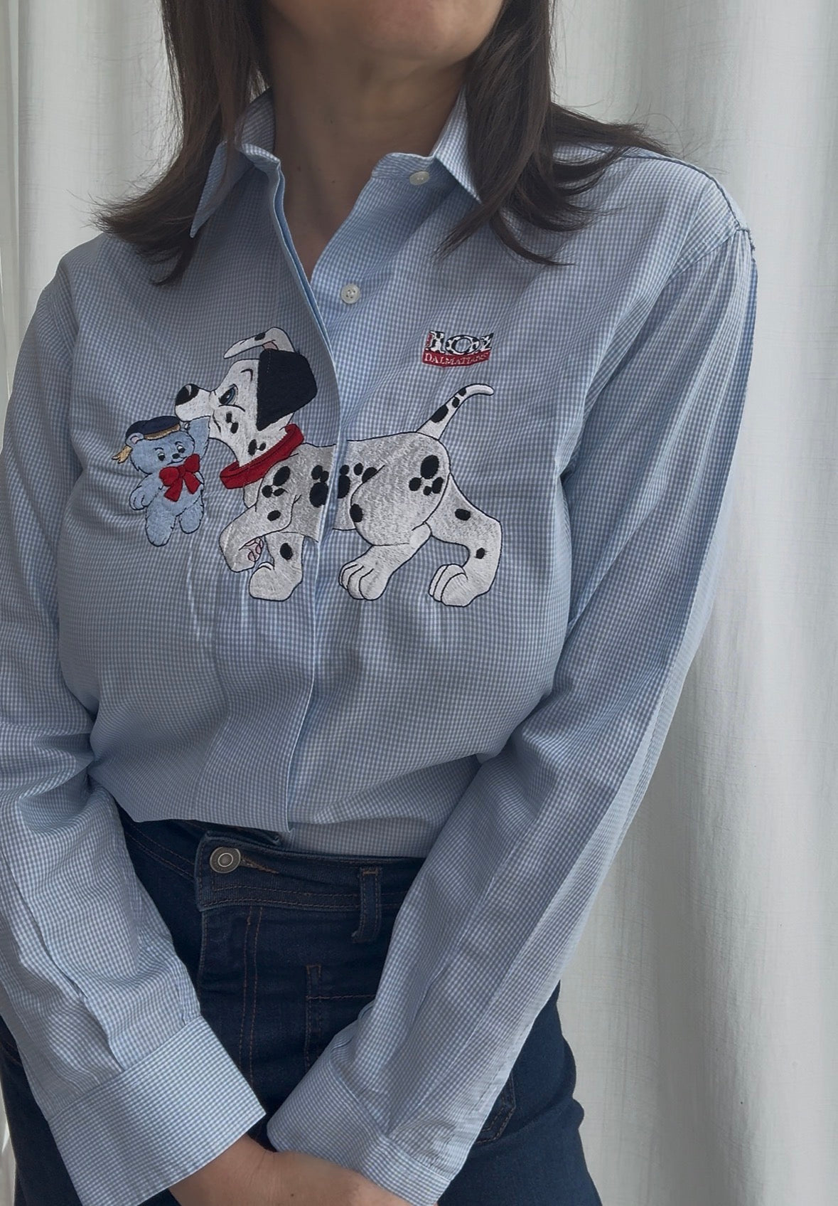 Dalmata shirt a quadretti