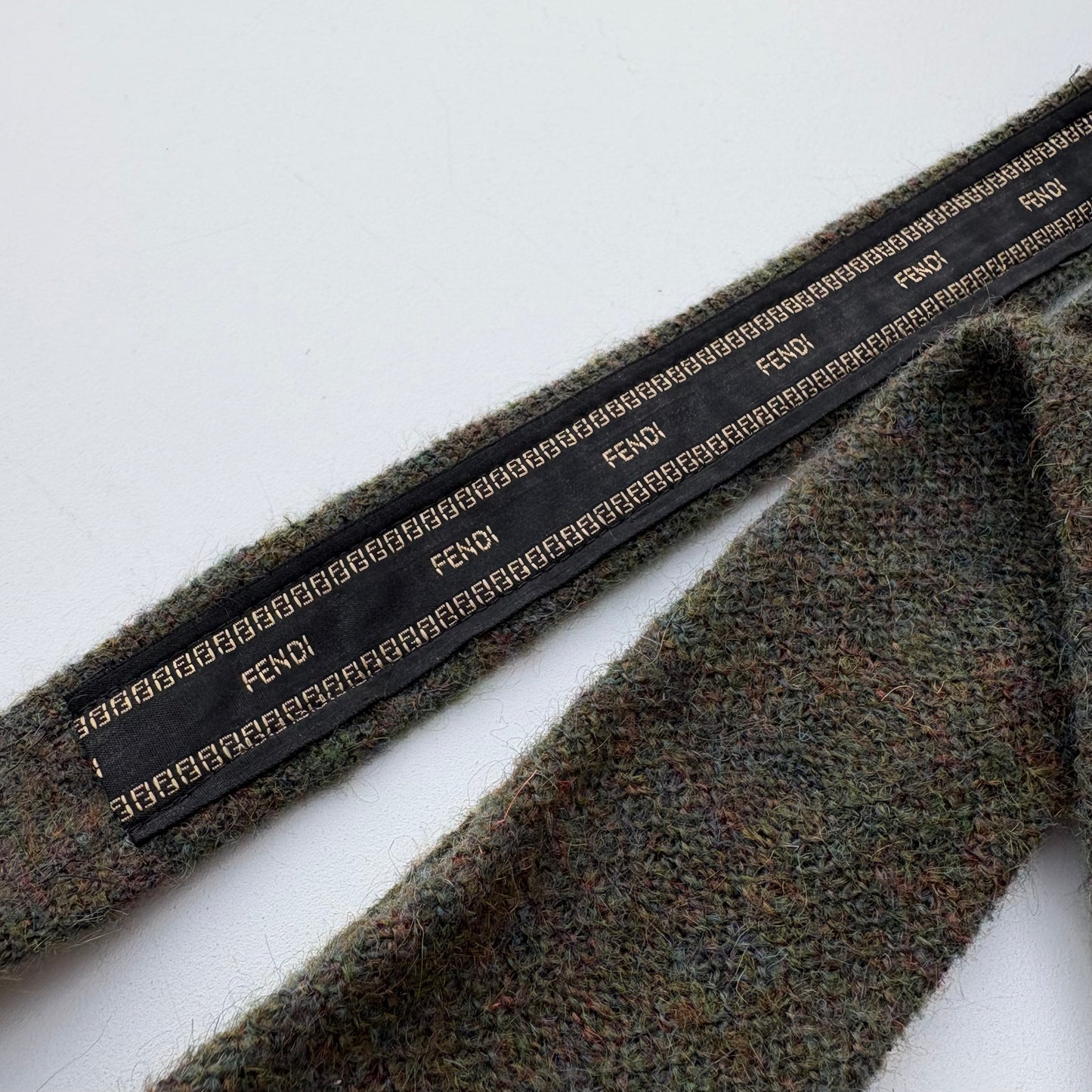 Fendi tie-lana e mohair
