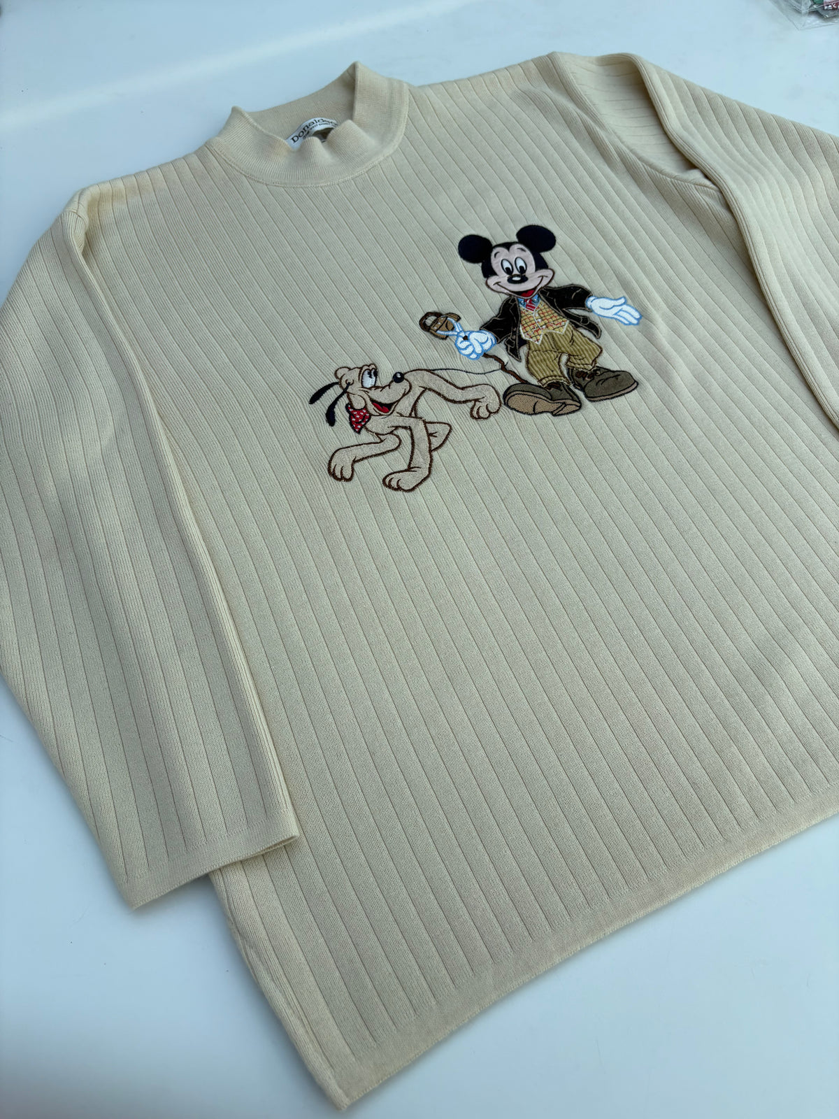 Donaldson Pull beige con topolino e pluto