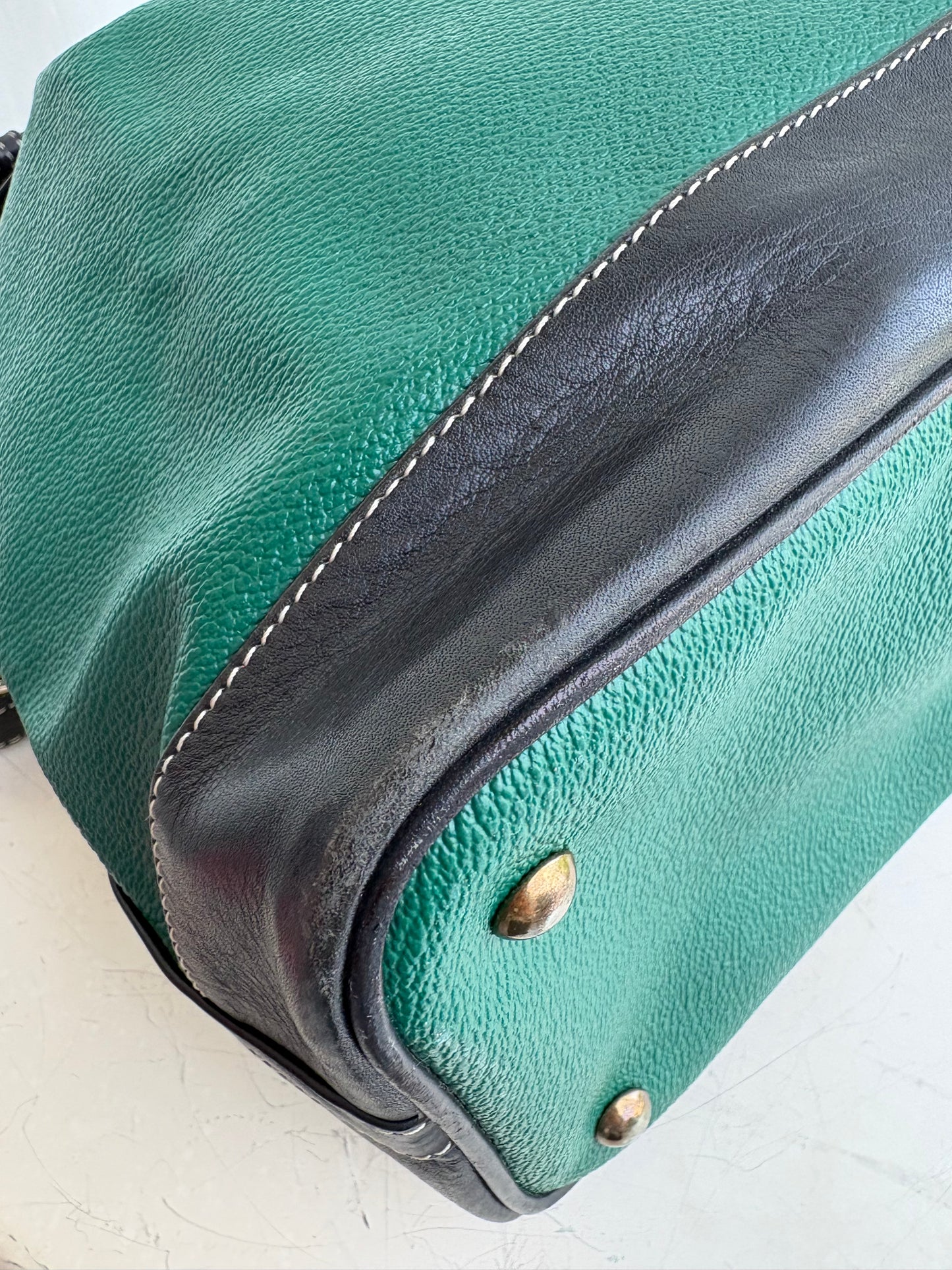 Secchiello Trussardi verde smeraldo