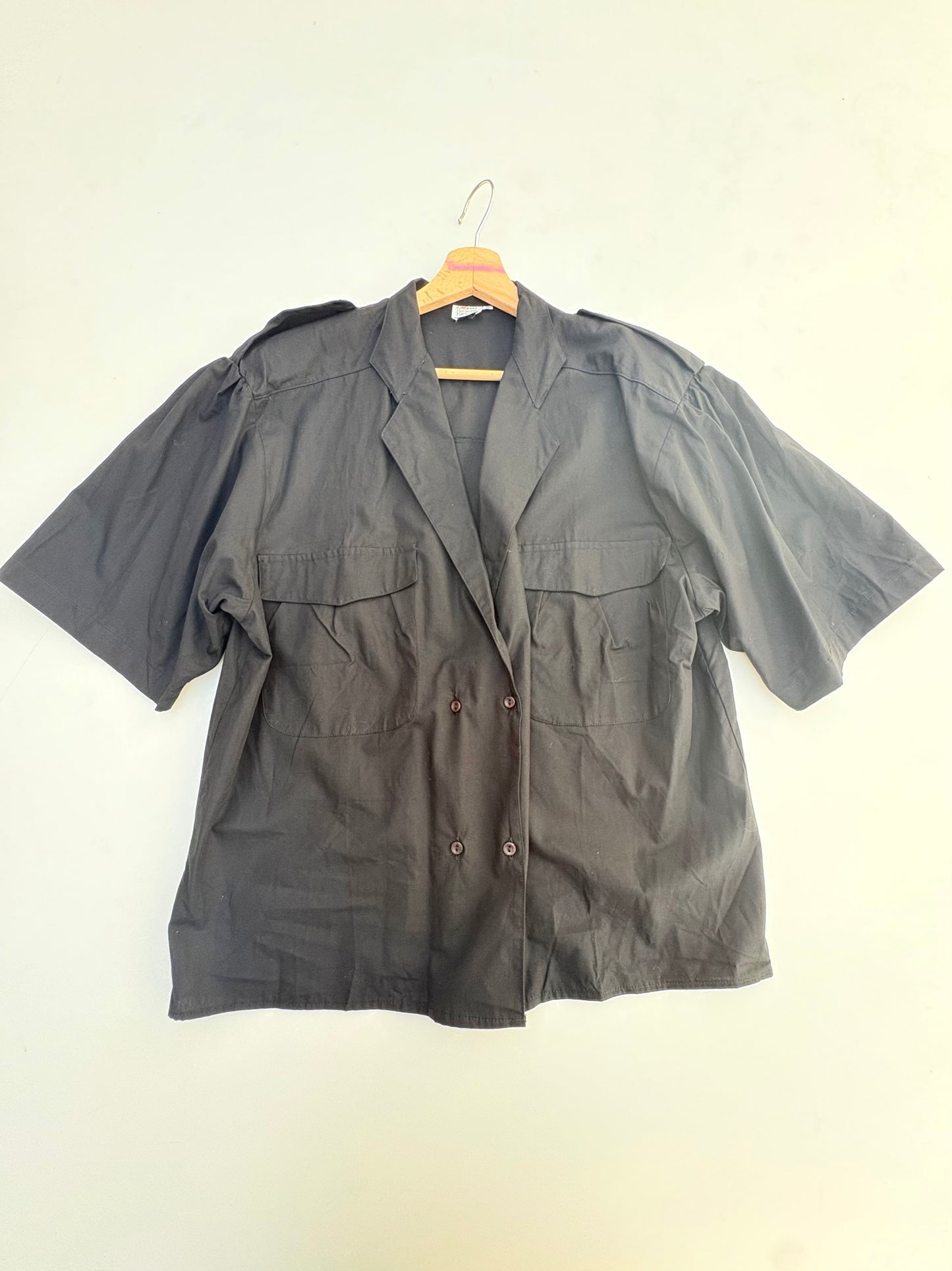 Camicetta nera oversize