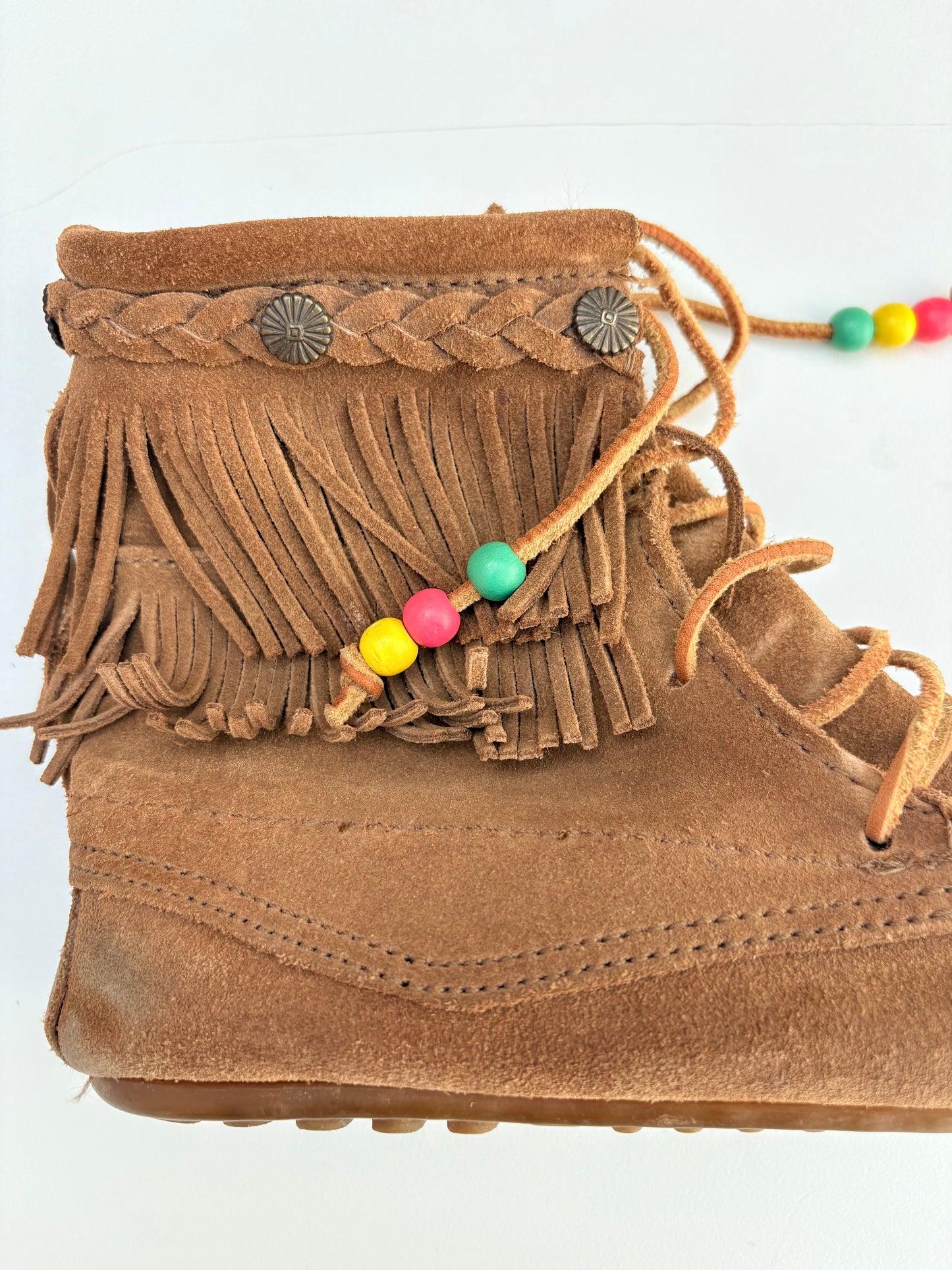 Minnetonka Double Fringe tramper