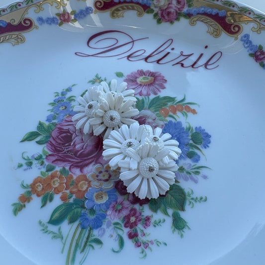 Orecchini fiori bianchi