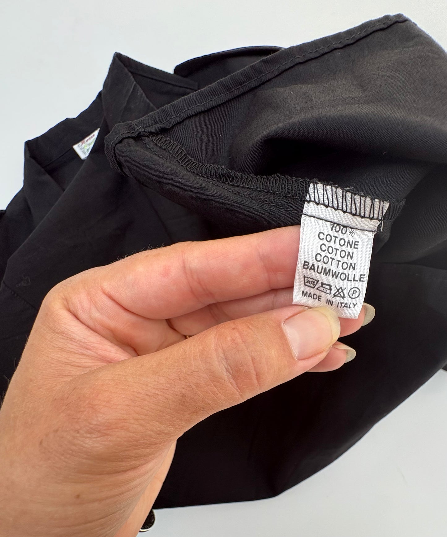 Camicetta nera oversize