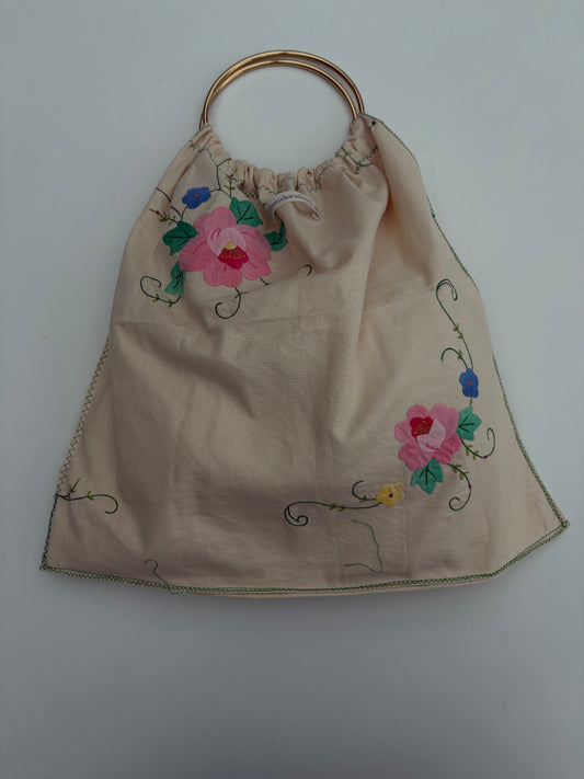 Titina’s bag fiori applicati