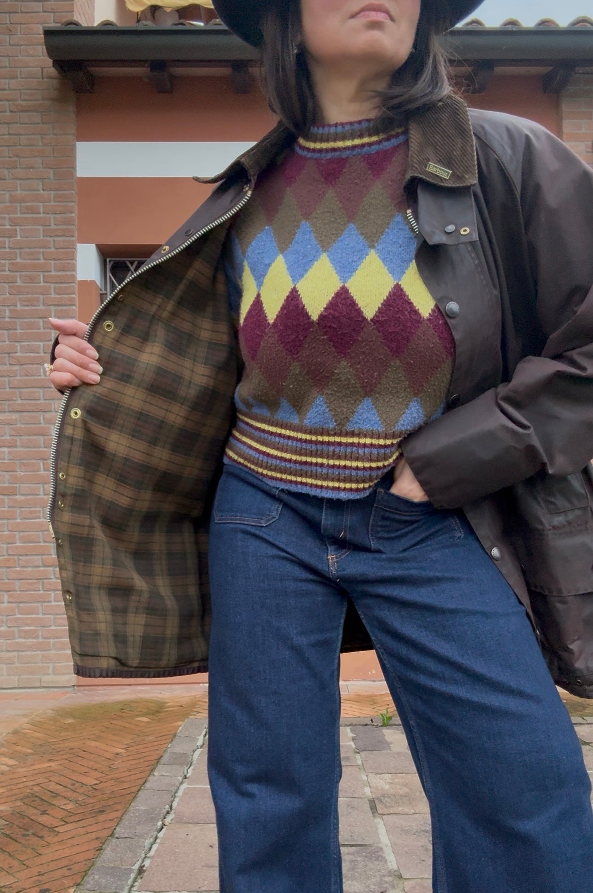 Beaufort  barbour marrone