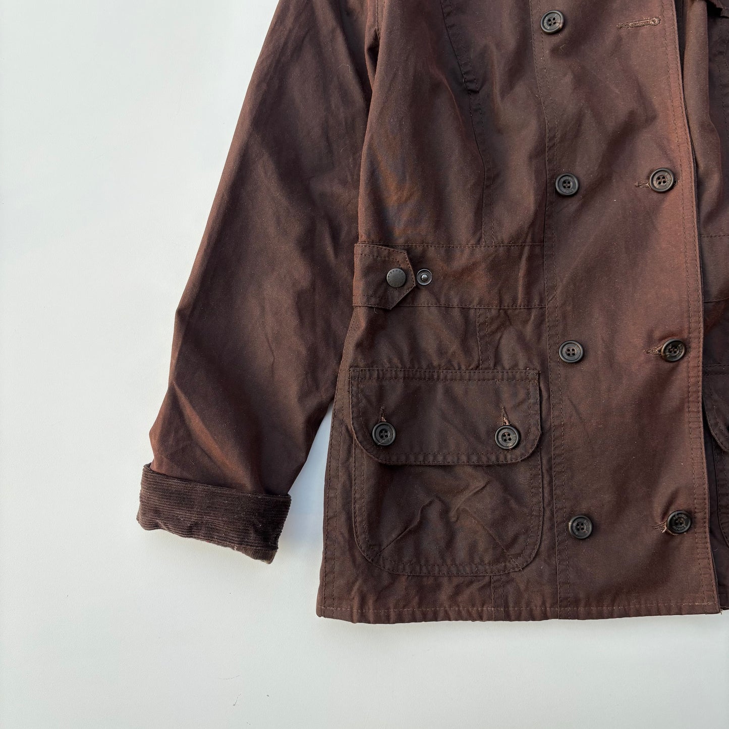 Barbour double breasted jacket