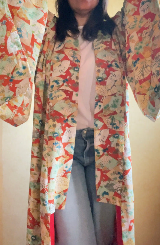 Kimono con ventagli