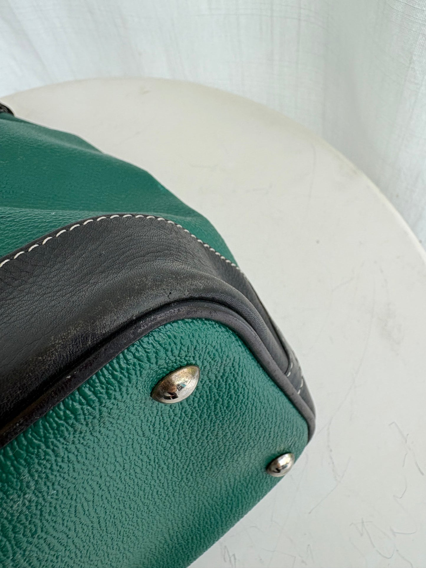 Secchiello Trussardi verde smeraldo
