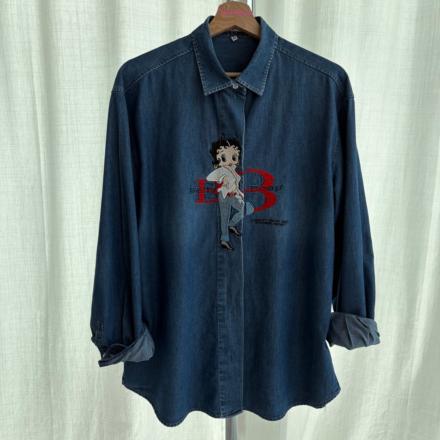 Betty Boop camicia jeans