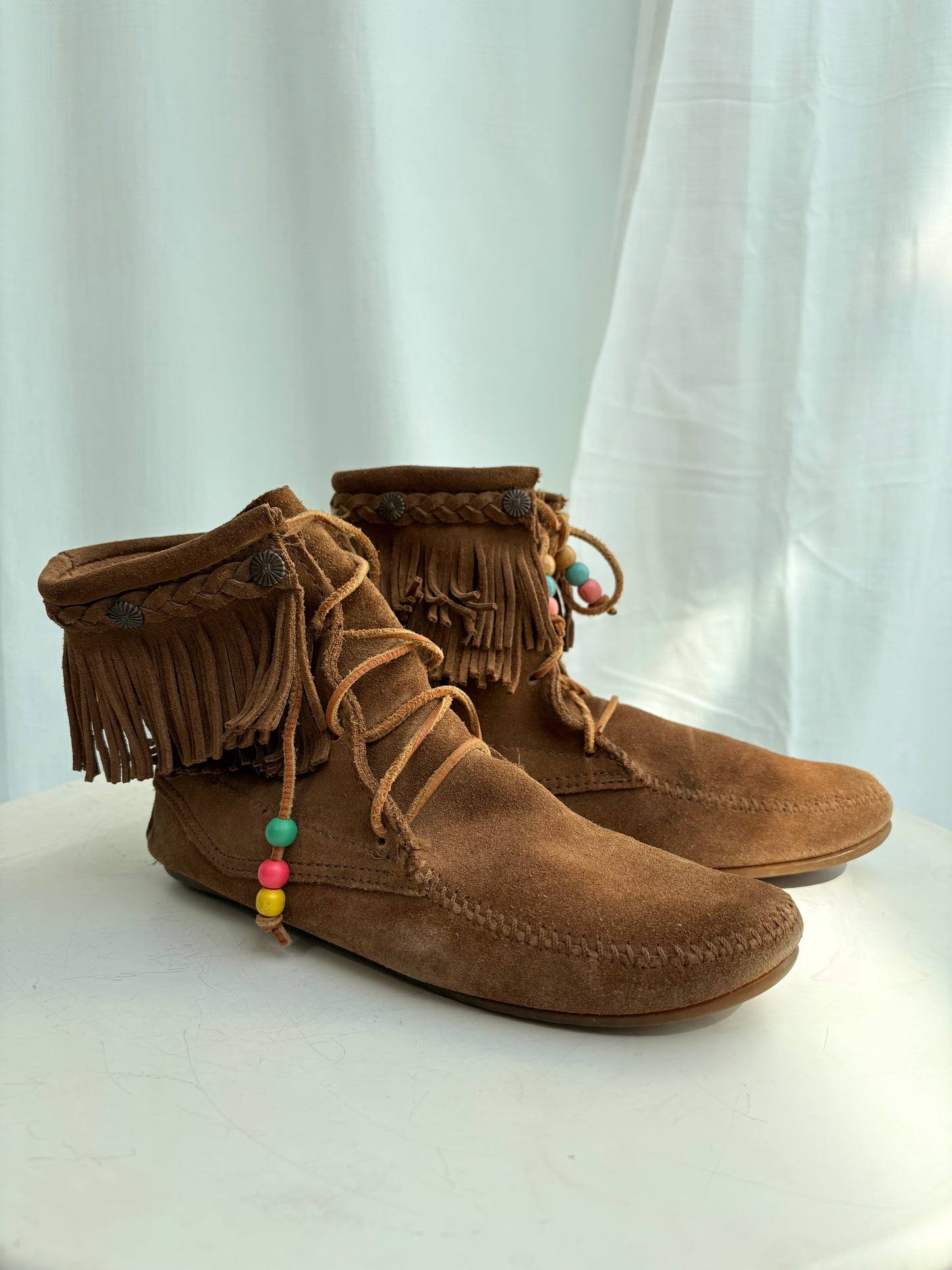 Minnetonka Double Fringe tramper