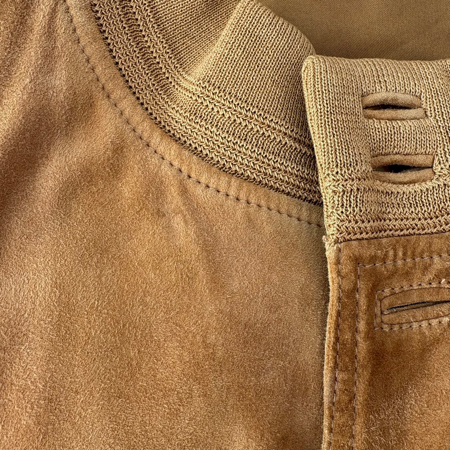 Rennino- bomber in pelle scamosciata