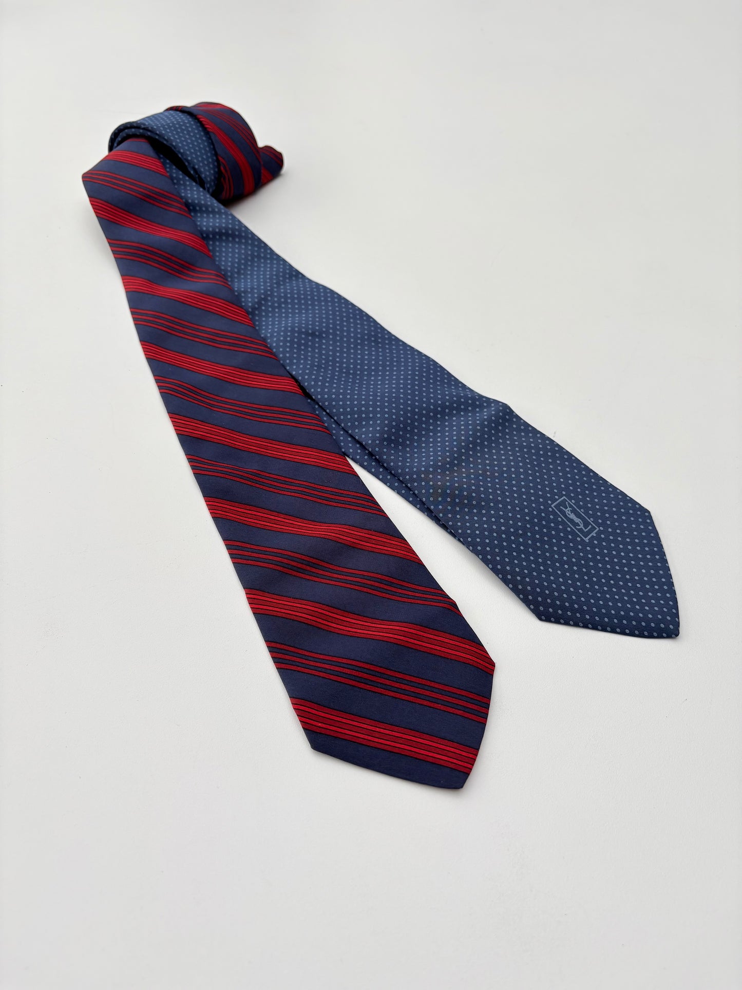 YSL regimental cravatta