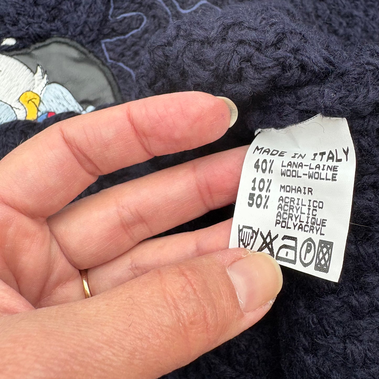 Paperino blu pullover