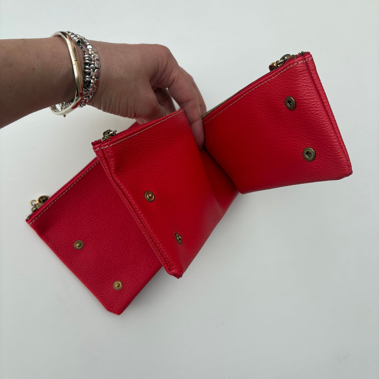 Pochette tris rossa Trussardi