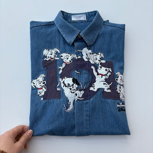 101 dalmata denim shirt