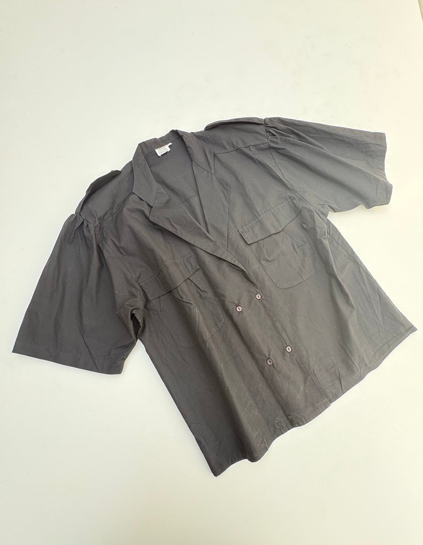 Camicetta nera oversize