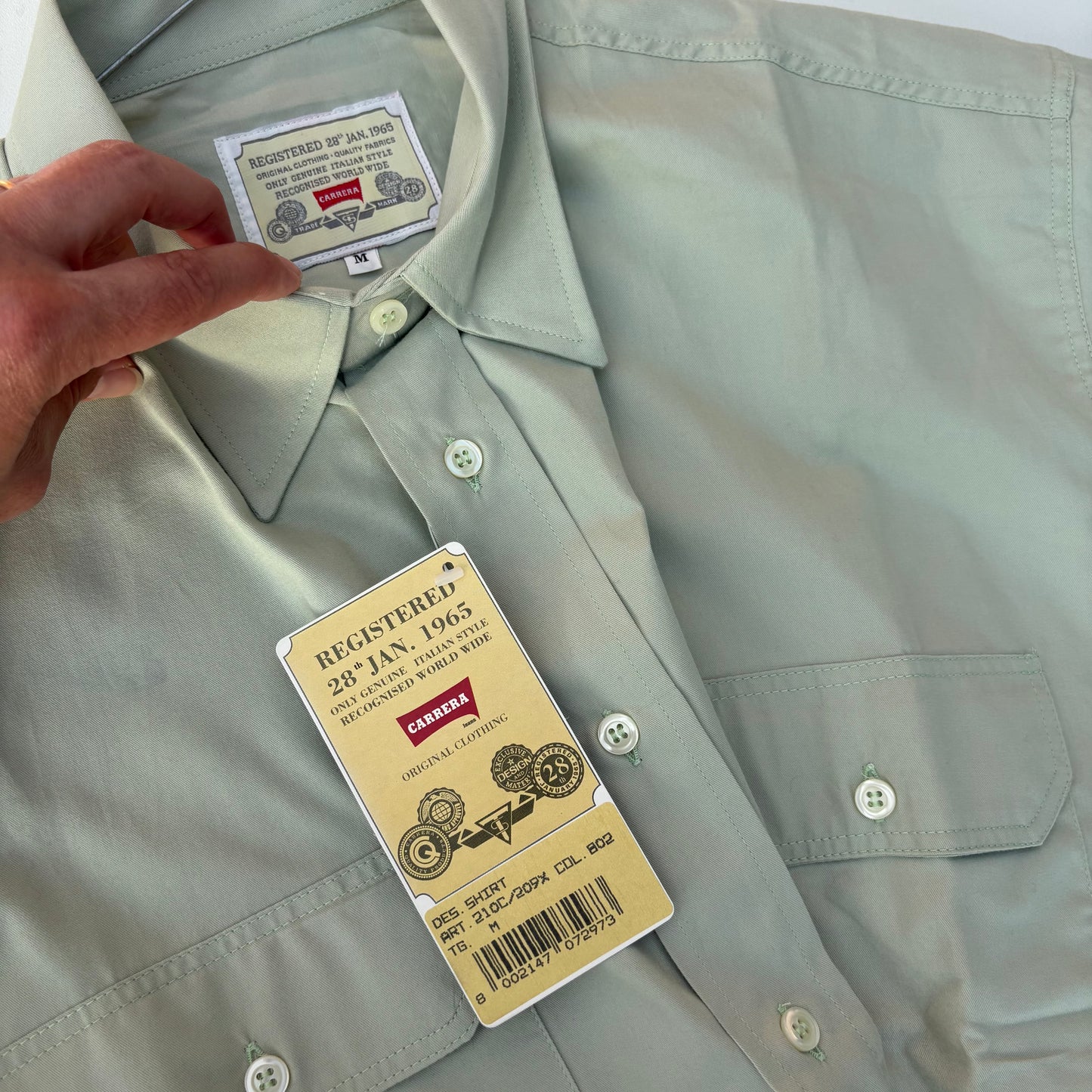 Carrera shirt verde pistacchio