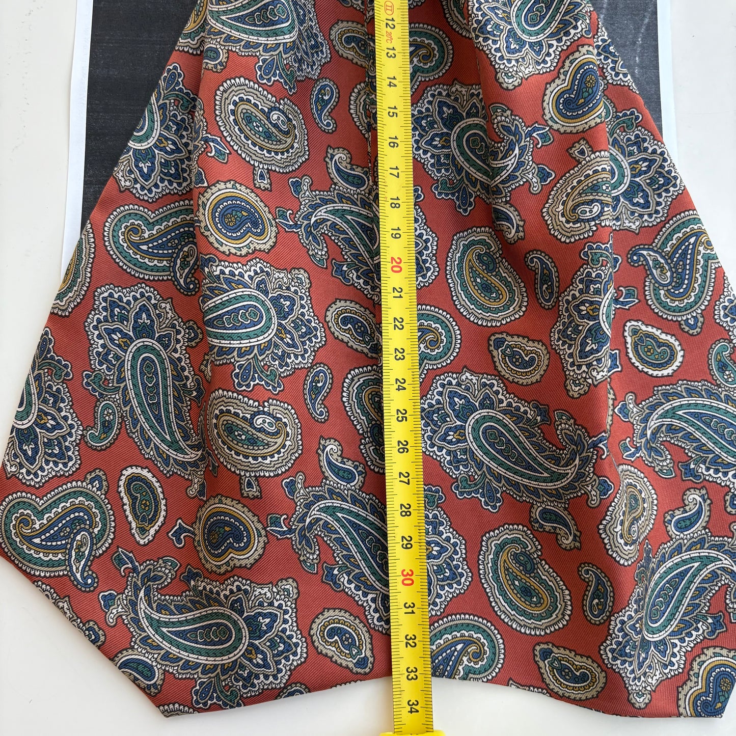 Fiocco paisley ruggine