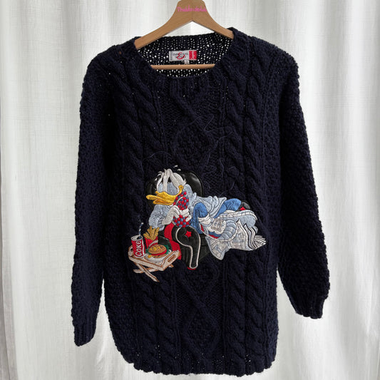 Paperino blu pullover