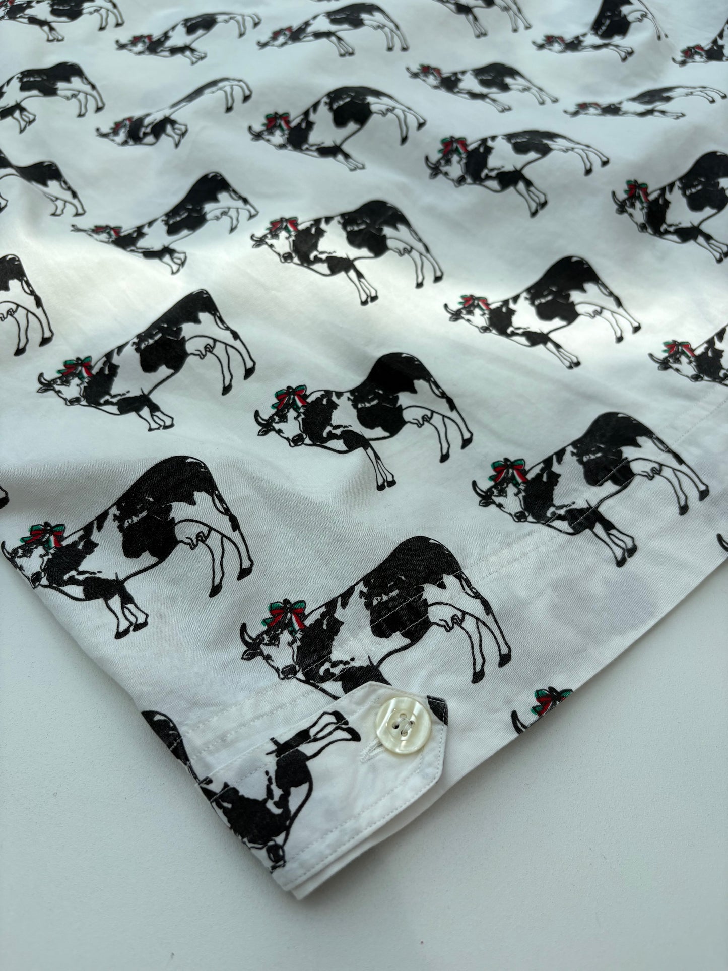 Moschino shirt con mucca