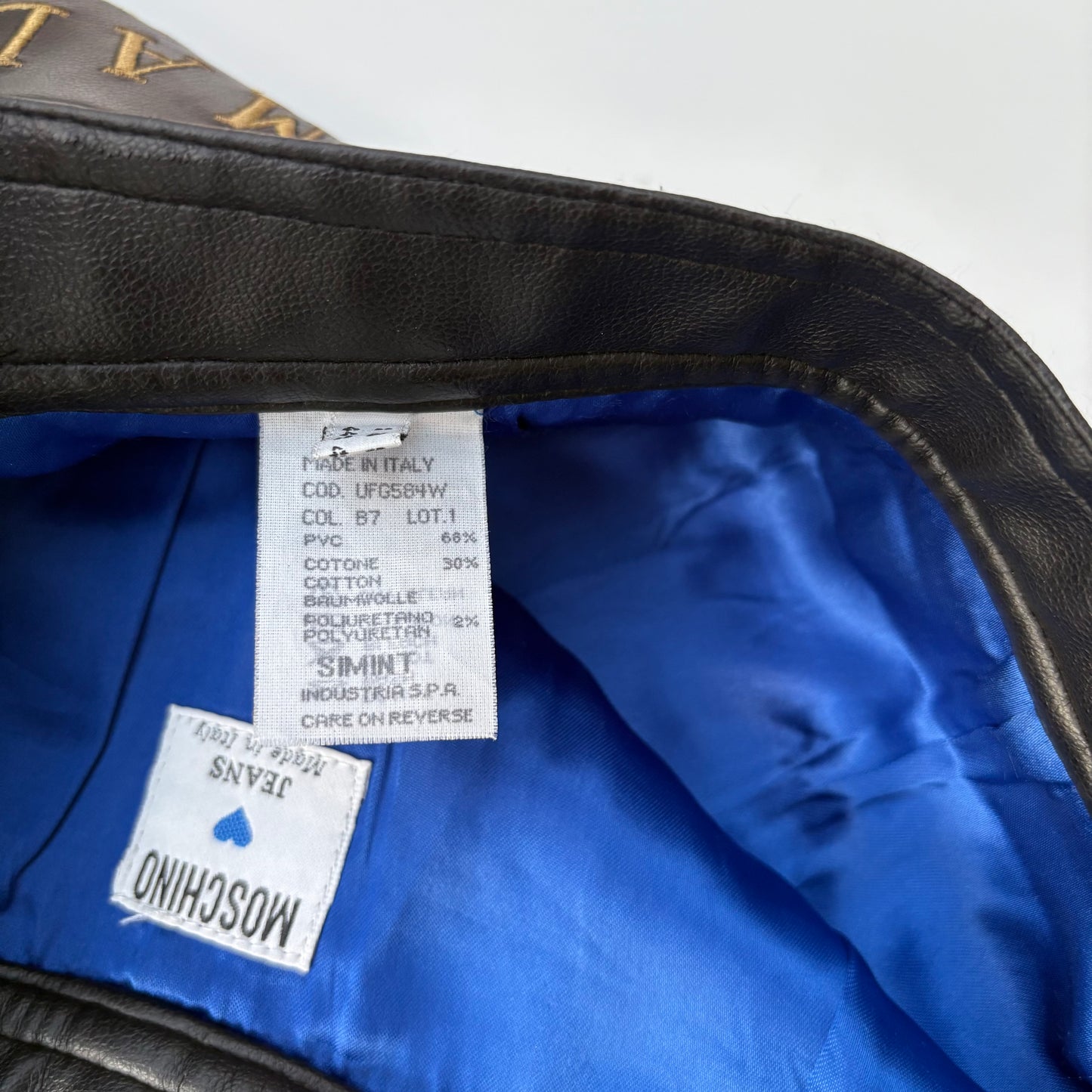 Moschino minigonna stemmi