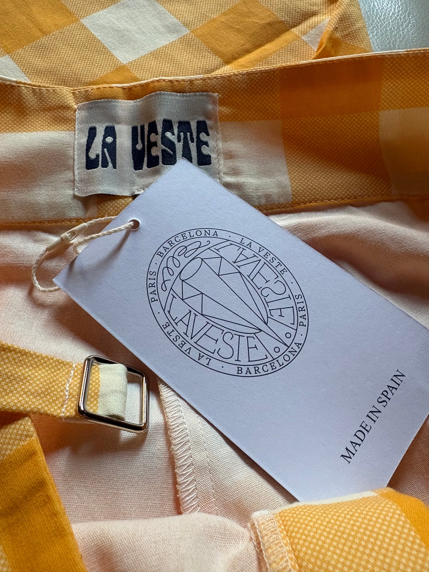 Pantaloni check La Veste