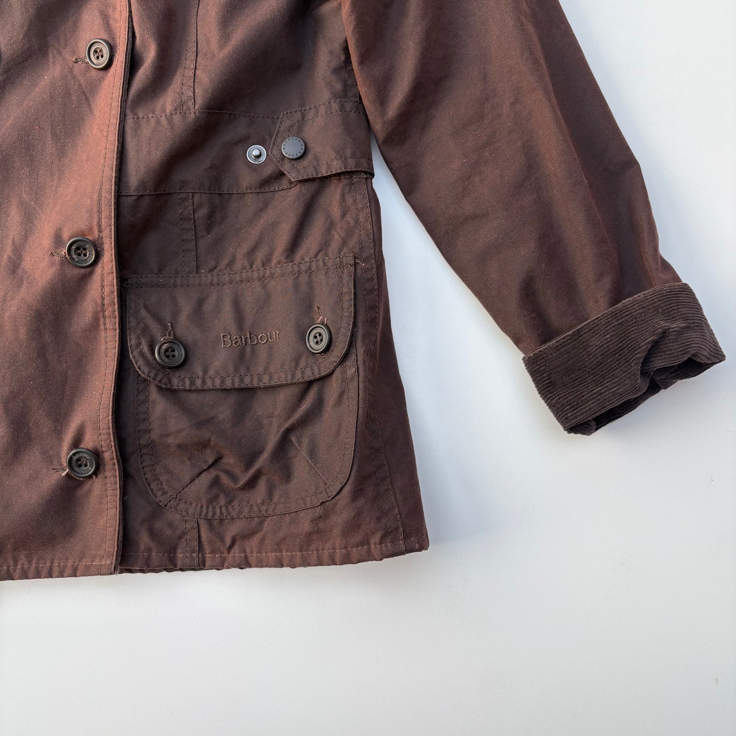 Barbour double breasted jacket