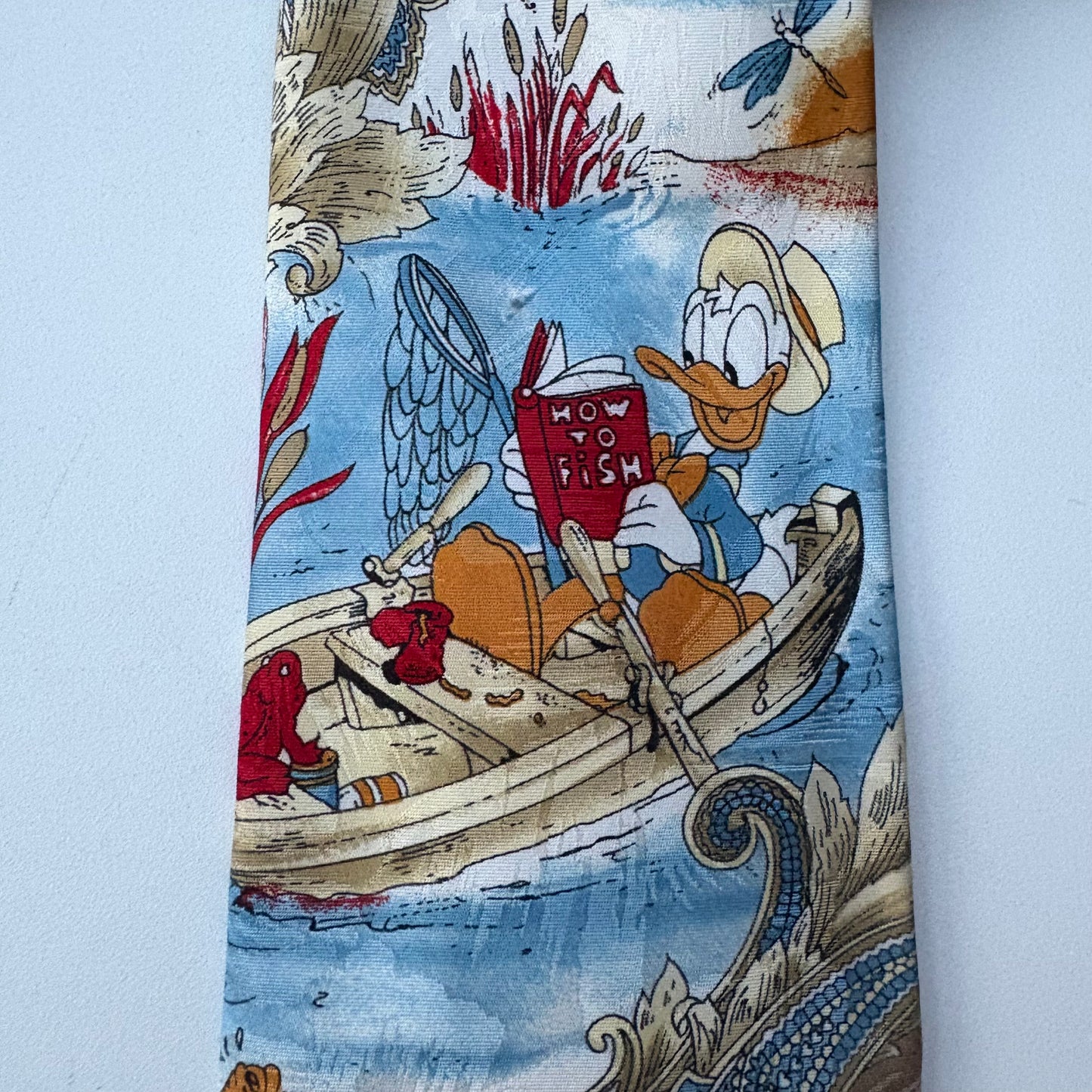 Paperino fisherman tie