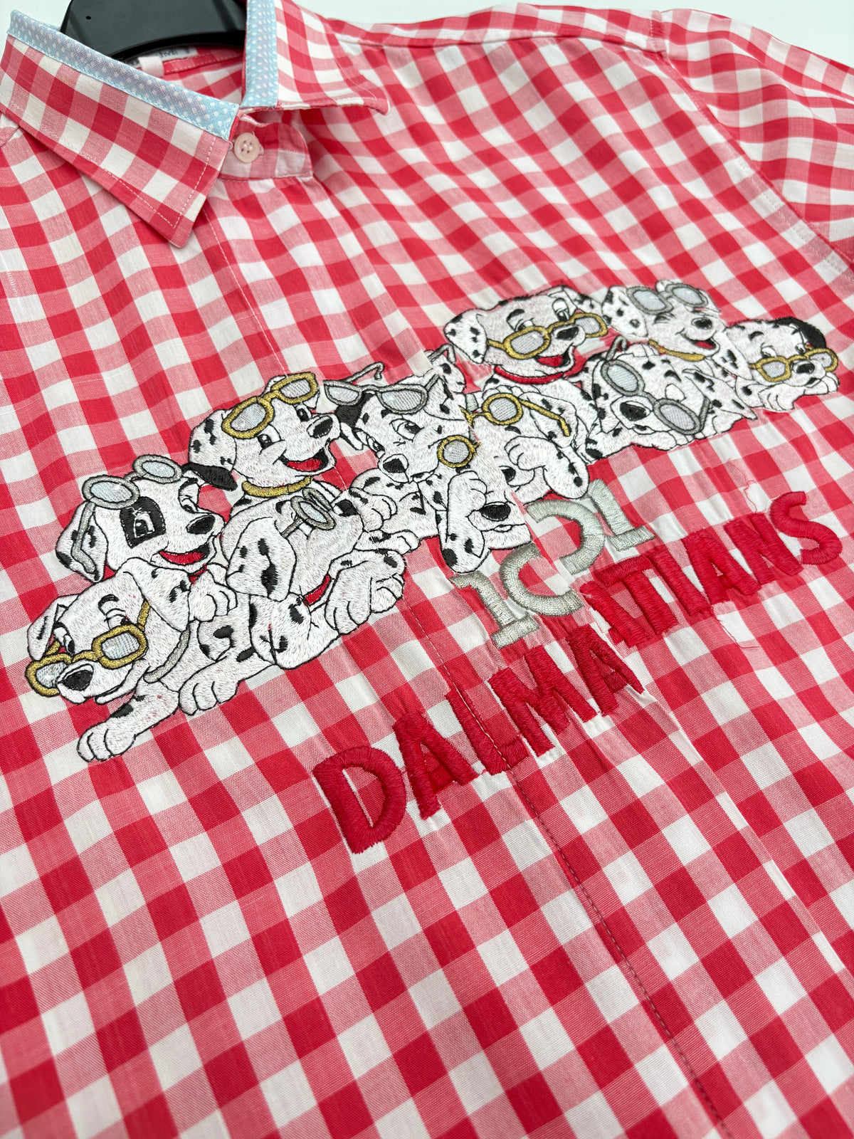 Camicia Schvili a quadri con dalmata