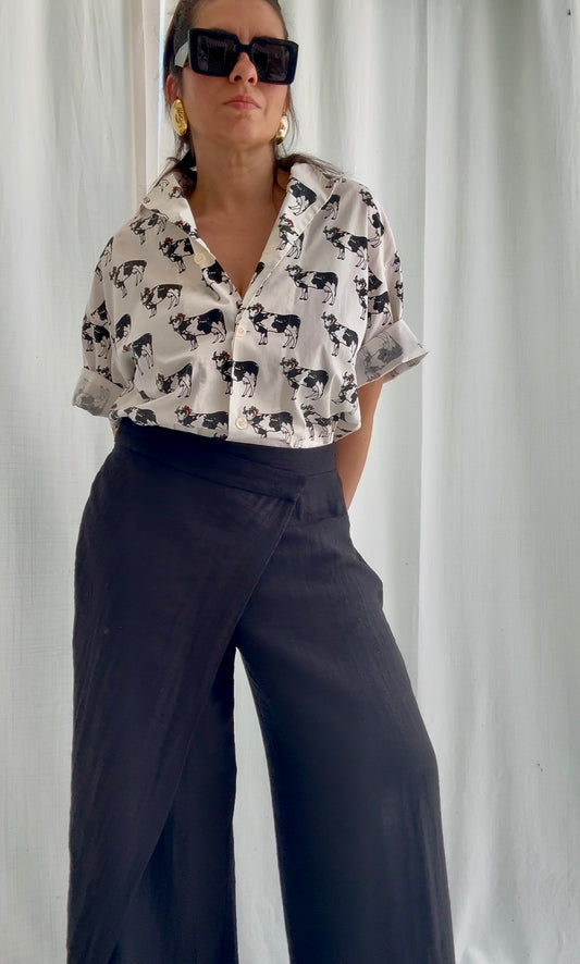 Moschino shirt con mucca