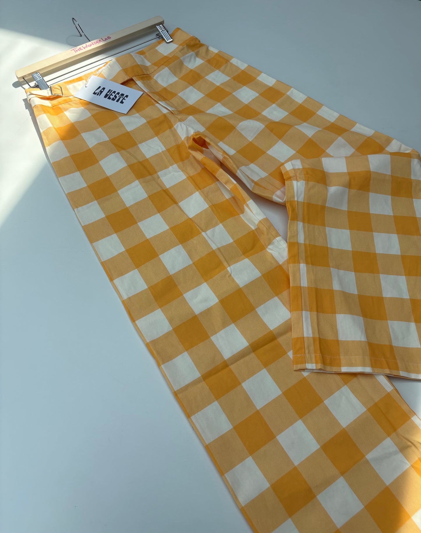 Pantaloni check La Veste