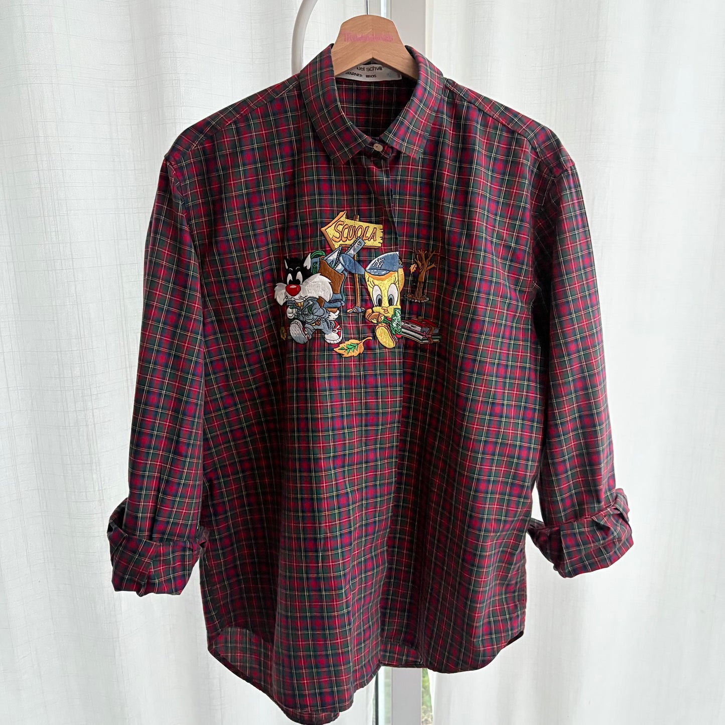 Scozzese shirt con Titti e Silvestro