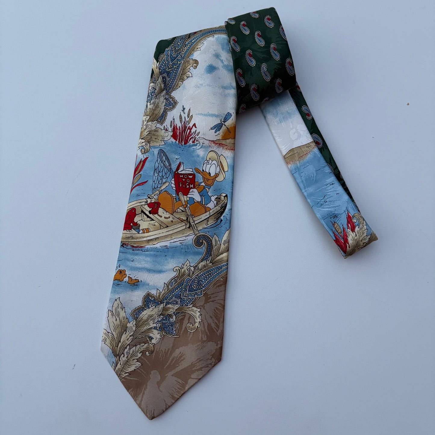 Paperino fisherman tie