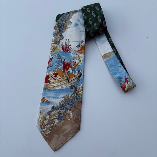 Paperino fisherman tie