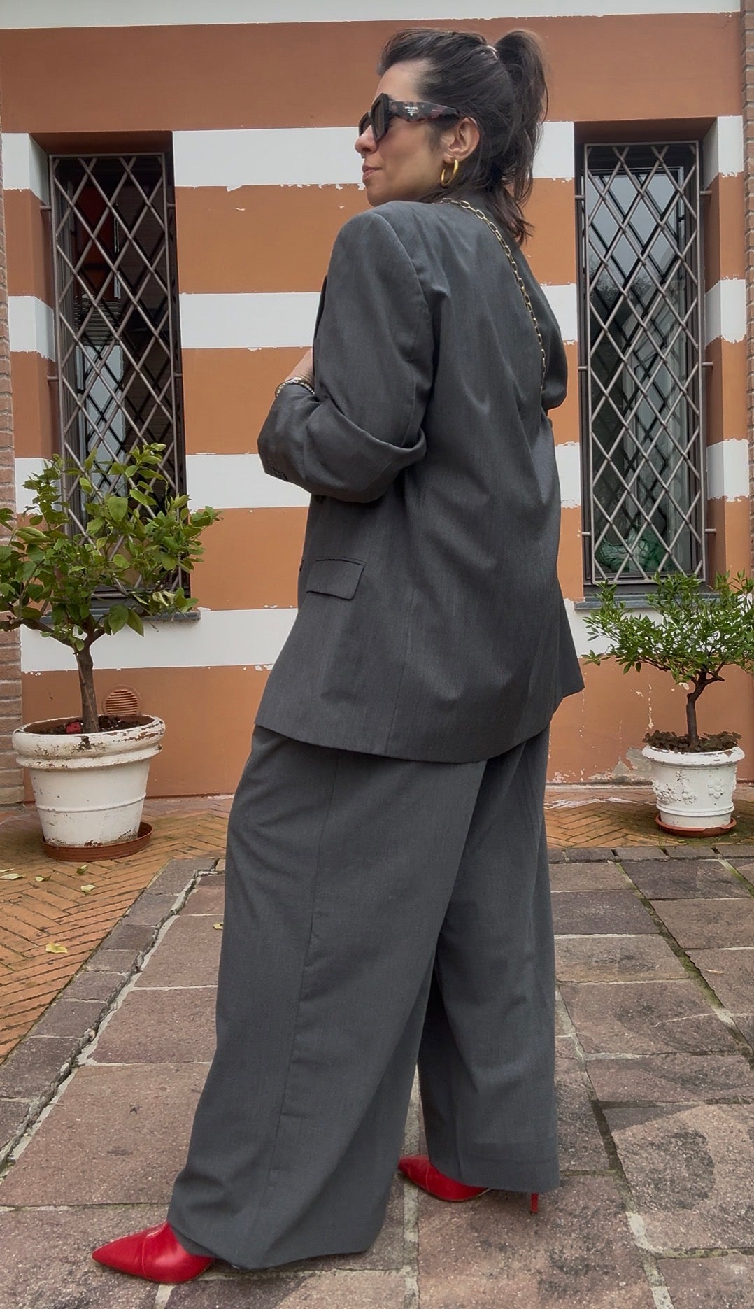 Blazer Doppiopetto grigio