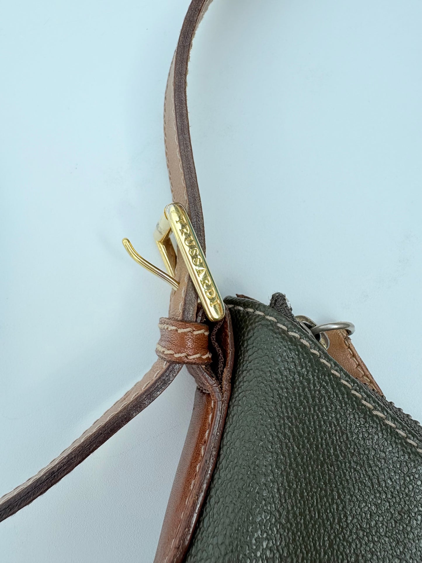 Tracolla verde Trussardi
