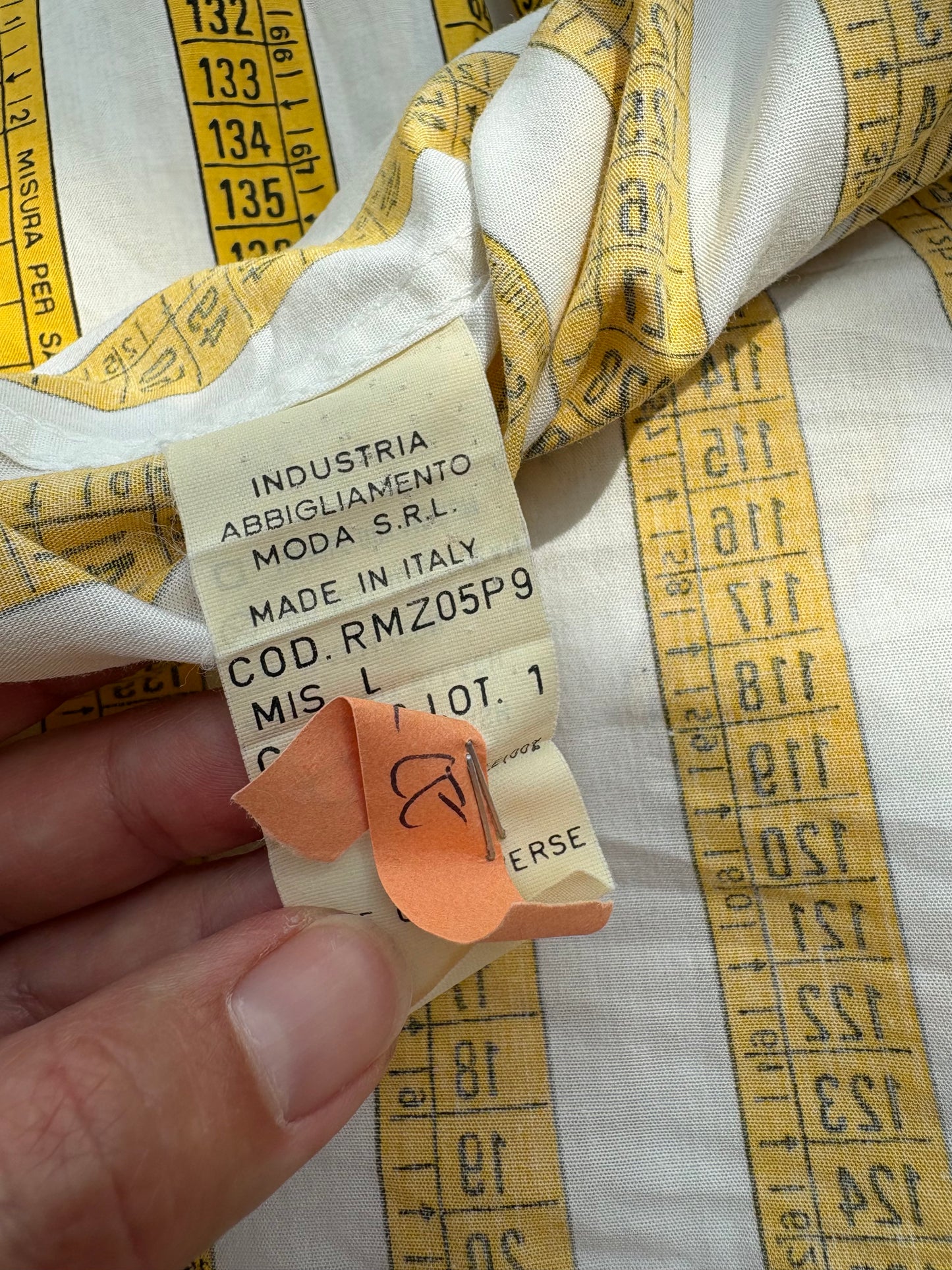 Moschino shirt “metro da sarto”