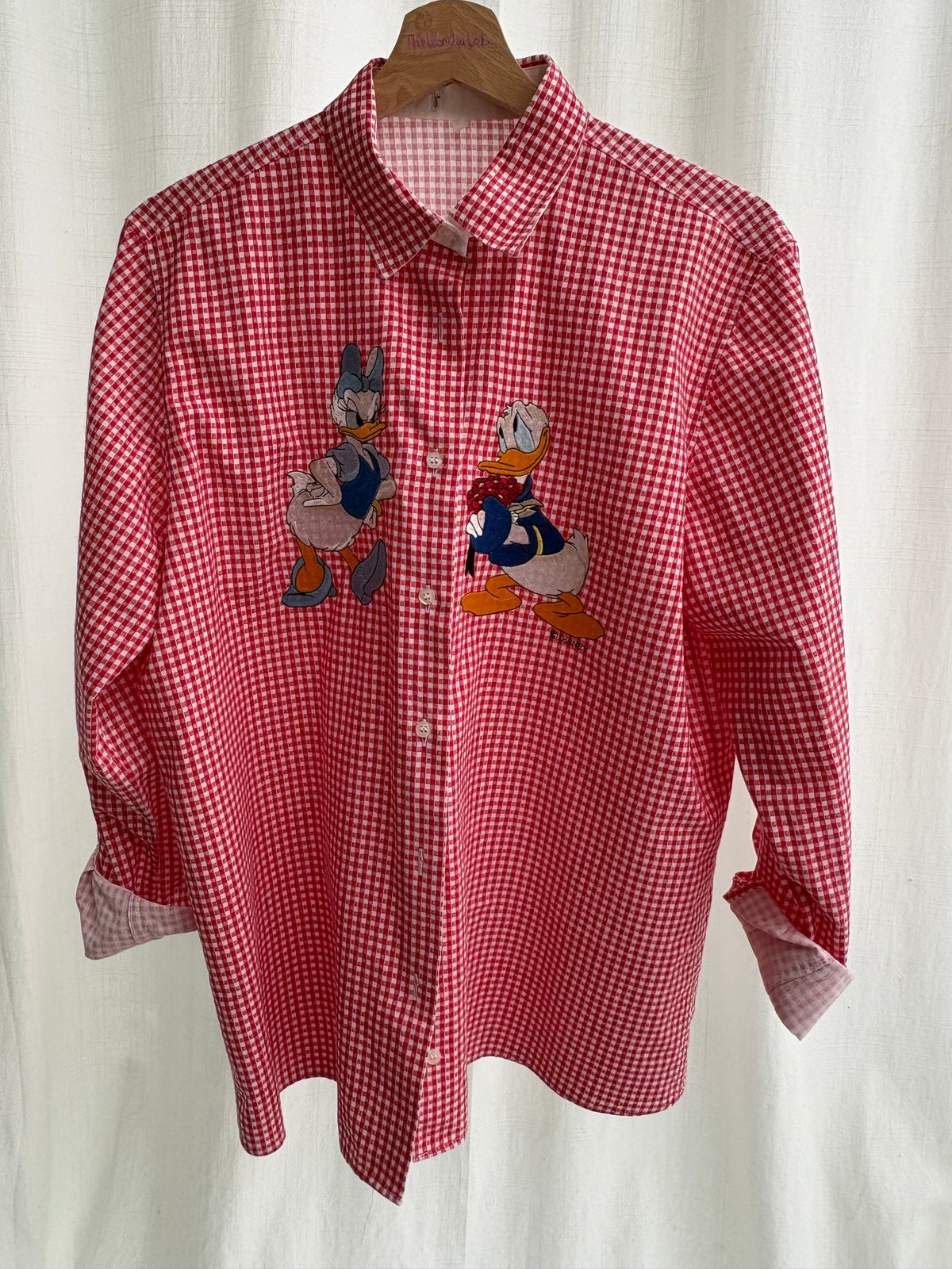 Camicia Schvili Paperina e Paperino in love ￼