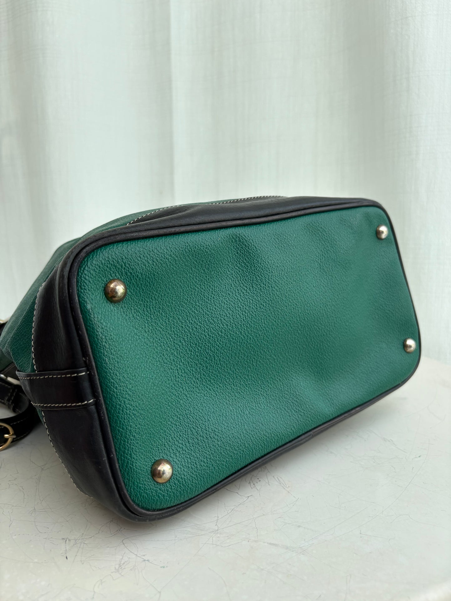 Secchiello Trussardi verde smeraldo