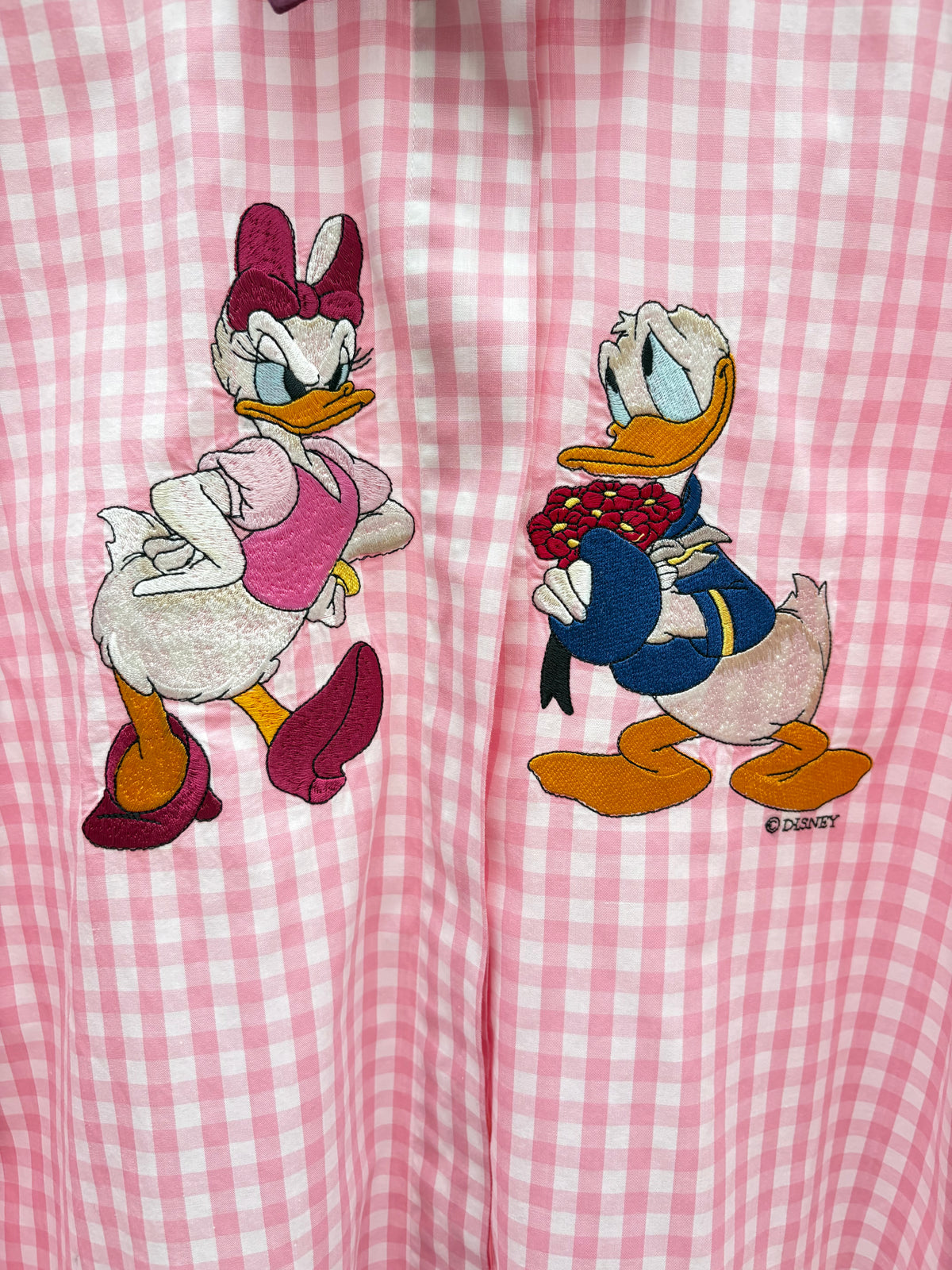 Camicia Schvili a quadri rosa con bordeaux