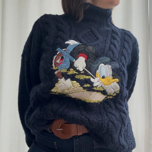 Paperino pullover collo alto