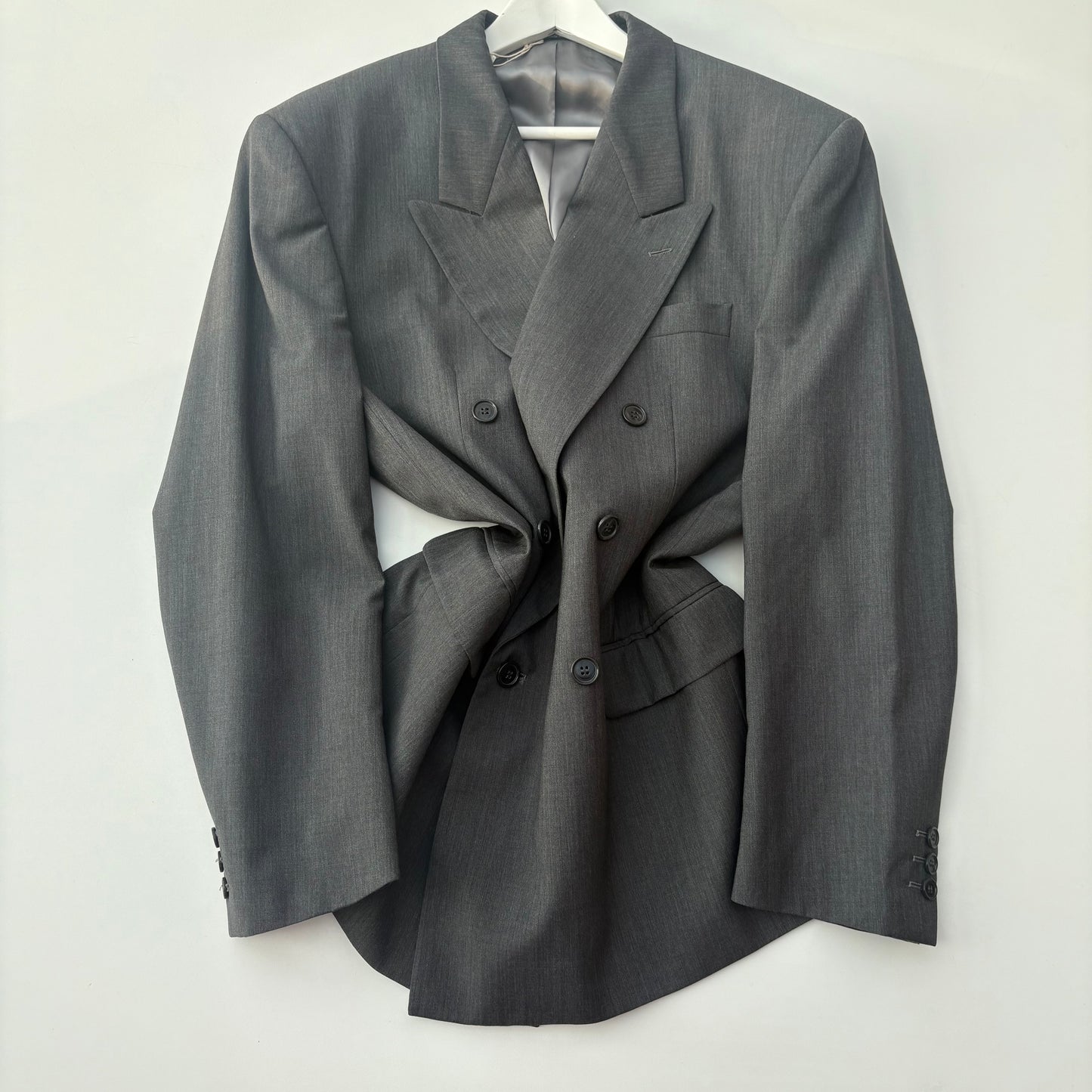 Blazer Doppiopetto grigio