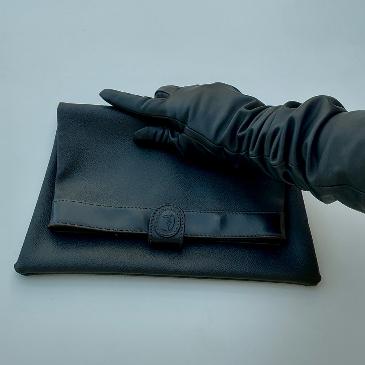 Pochette nera Trussardi