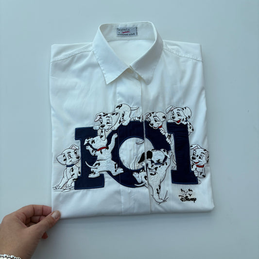 Camicia bianca in popeline 101 dalmata