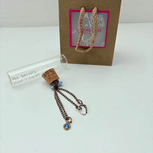 Collanina con madonnina double-brunito