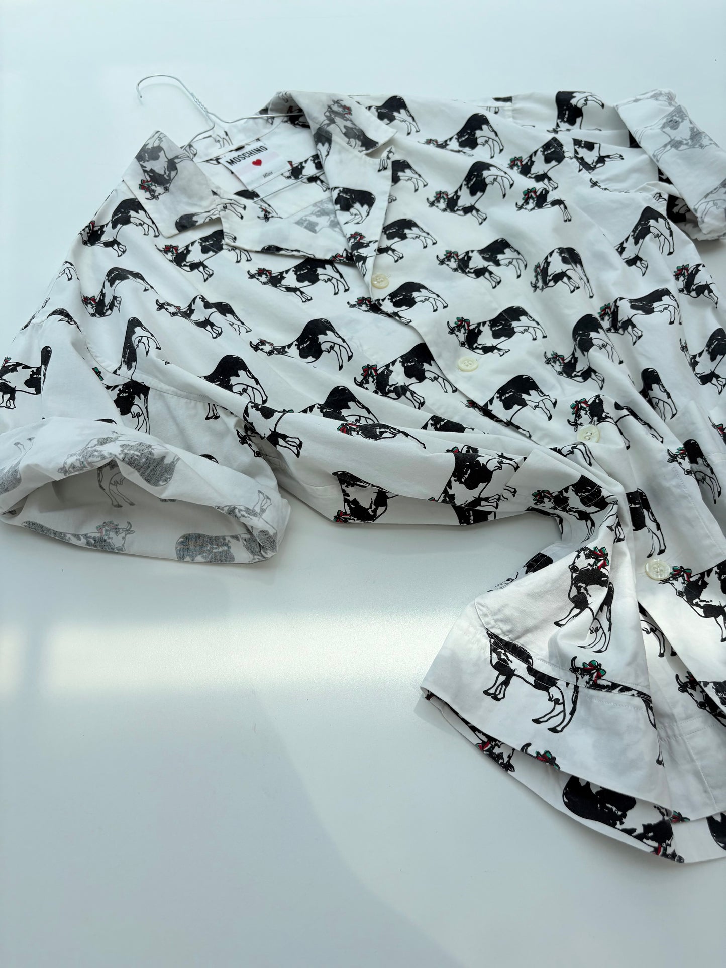 Moschino shirt con mucca