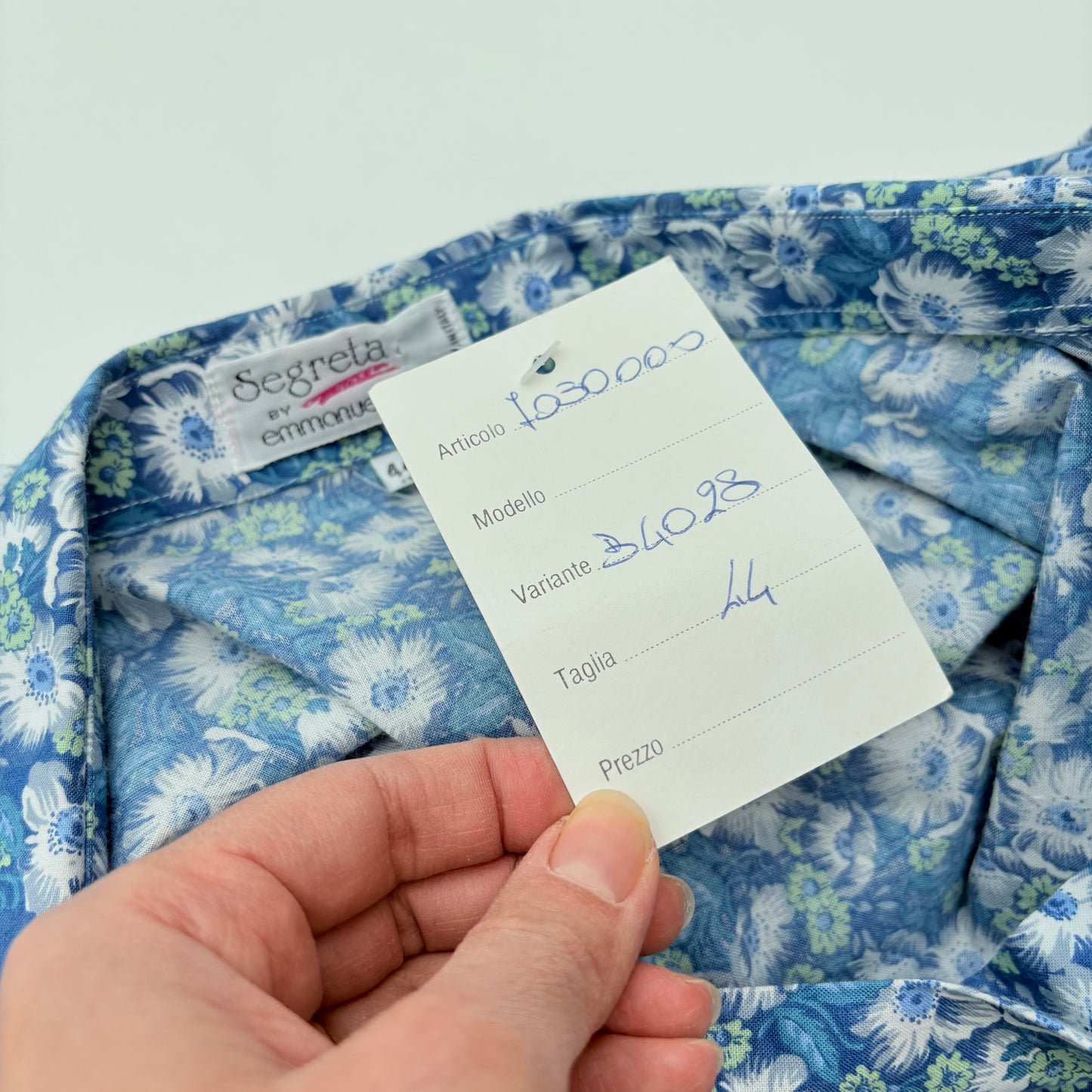 Camicia fiorellini by Schvili