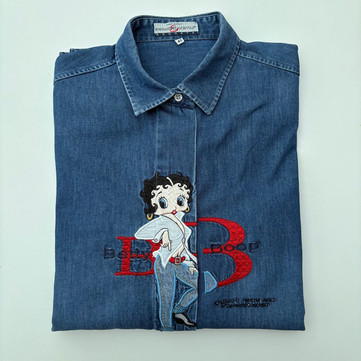 Betty Boop camicia jeans
